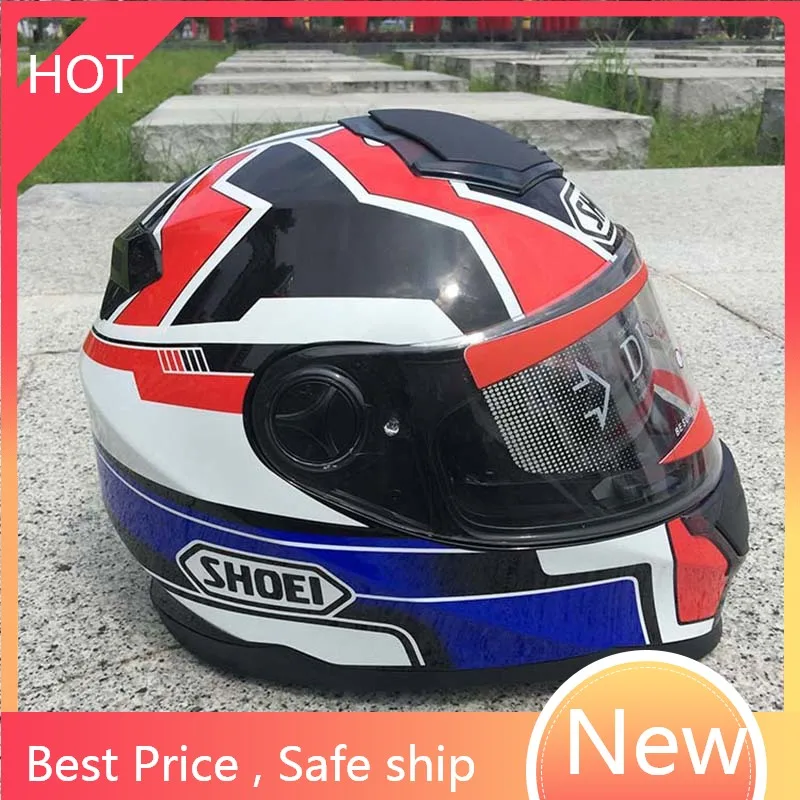 

Double Lens Helmet Motorcycle Racing Full Face Helmets Motor ECE Approved Casco Size S-2XL