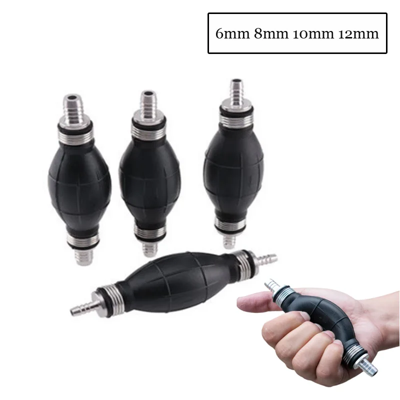 

Автомобильный Универсальный Топливный насос 6/8/10/12 мм, резиновый ручной переводной жидкий бензиновый дизельный ручной Праймер, трубка с лам...