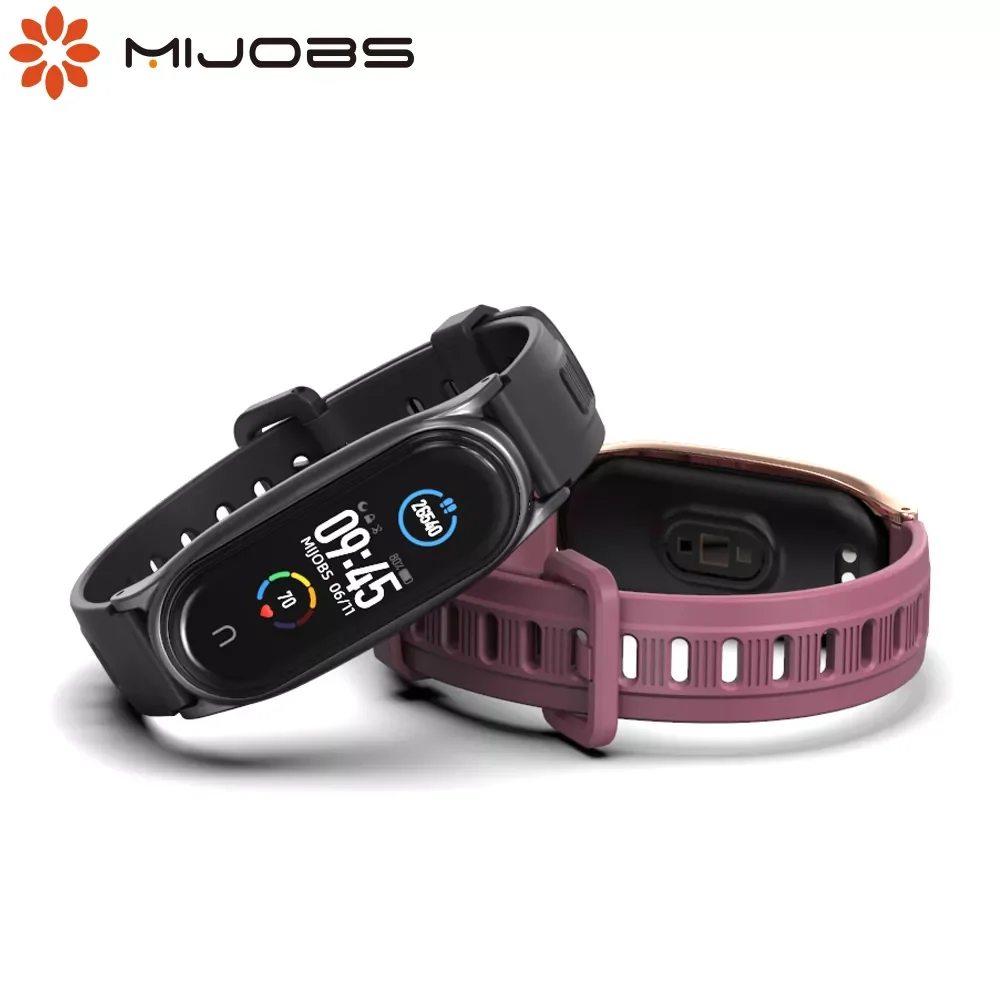 

Strap For Mi Band 6 5 4 3 Bracelet for Mi Band 5 Strap Silicone Wristband Silica Gel Correa for Xiaomi Bend Miband 4 Pulseira