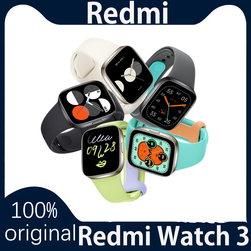 

Смарт-часы Redmi Watch 3, GPS, AMOLED экран 1,75 дюйма, 60 Гц