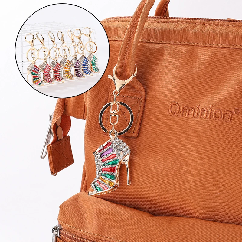 Модный брелок для ключей на высоком каблуке с подвеской в виде обуви