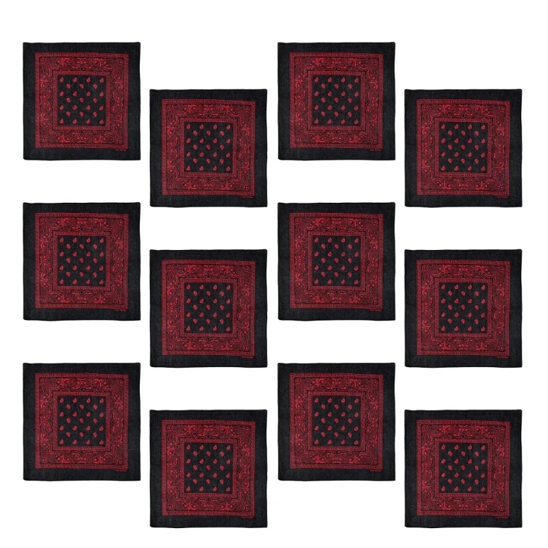 12 лотов универсальный повседневный головной платок легкий поглощающий пот для