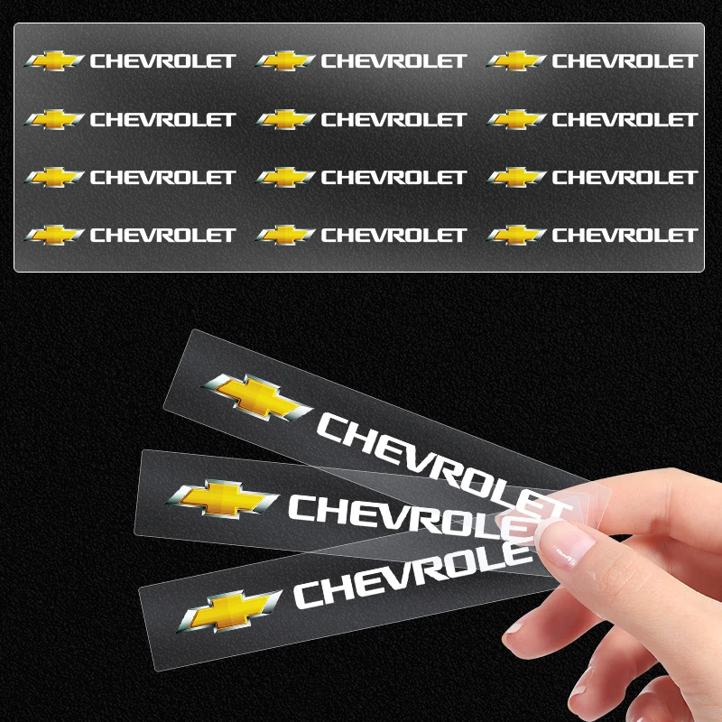 1/2/5/10 шт. автомобильные наклейки на двери Chevrolet Sail Cruze Captiva Malibu Trax Aveo Spark