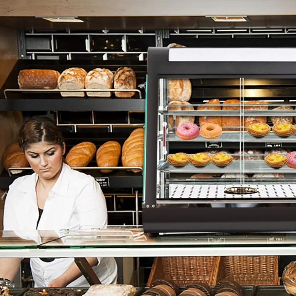 Витрины для подогрева пищи коммерческая Рабочая поверхность 27 дюймов 25-1/2X27X19