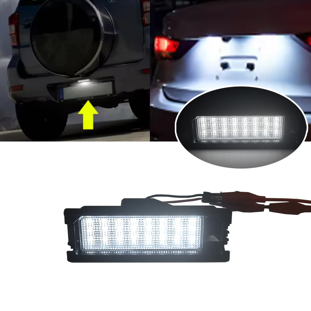 

Светодиодный светильник номерного знака для Daihatsu Move LA100/ LA110 Mira L275/L285 Terios L455/L465 Boon Materia M401/ M402/ M411