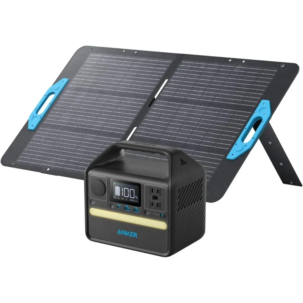 Портативная электростанция Anker 521 Солнечный генератор 256 Втч с солнечной панелью