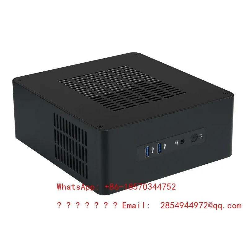 Фото 2026 TA80 Mini ITX Корпус из алюминия для спальни, гостиной, домашнего офиса. Быстрая доставка. №4