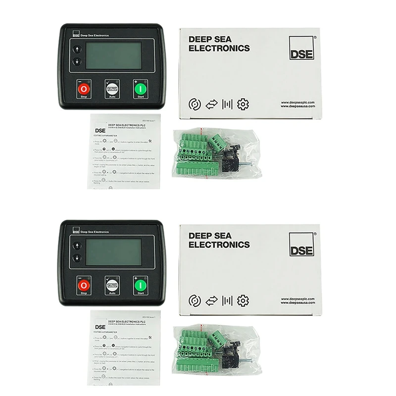 

2X DSE4520 MKII Generator Controller Small Alternator Control Panel