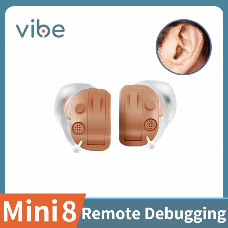 For Deafness 8 Channel Digit Hearing Device App Programmable