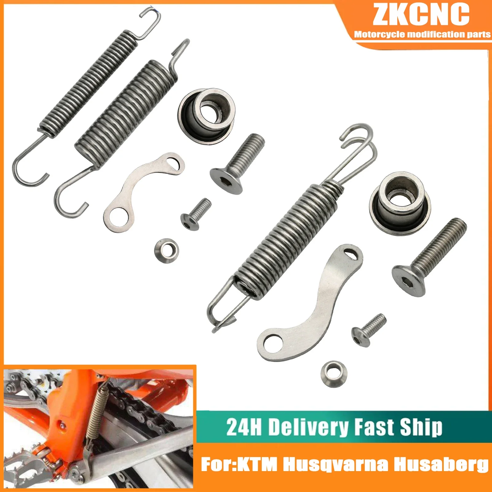Комплект пружин с подставкой для 125 200 250 300 350 450 KTM EXC EXCF XC XCW XCF XCF-W шесть дней Husqvarna FE