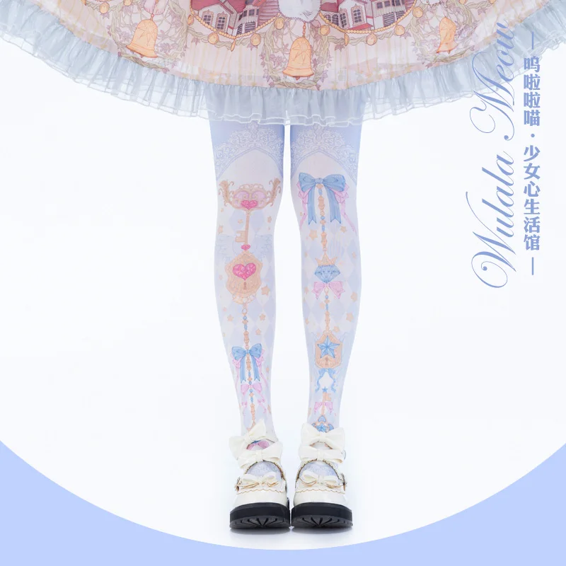 

Original Design Candy Color Cute Girl Women's Lolita Over-knee Stockings 120D Velvet Thigh High Long Stockings
