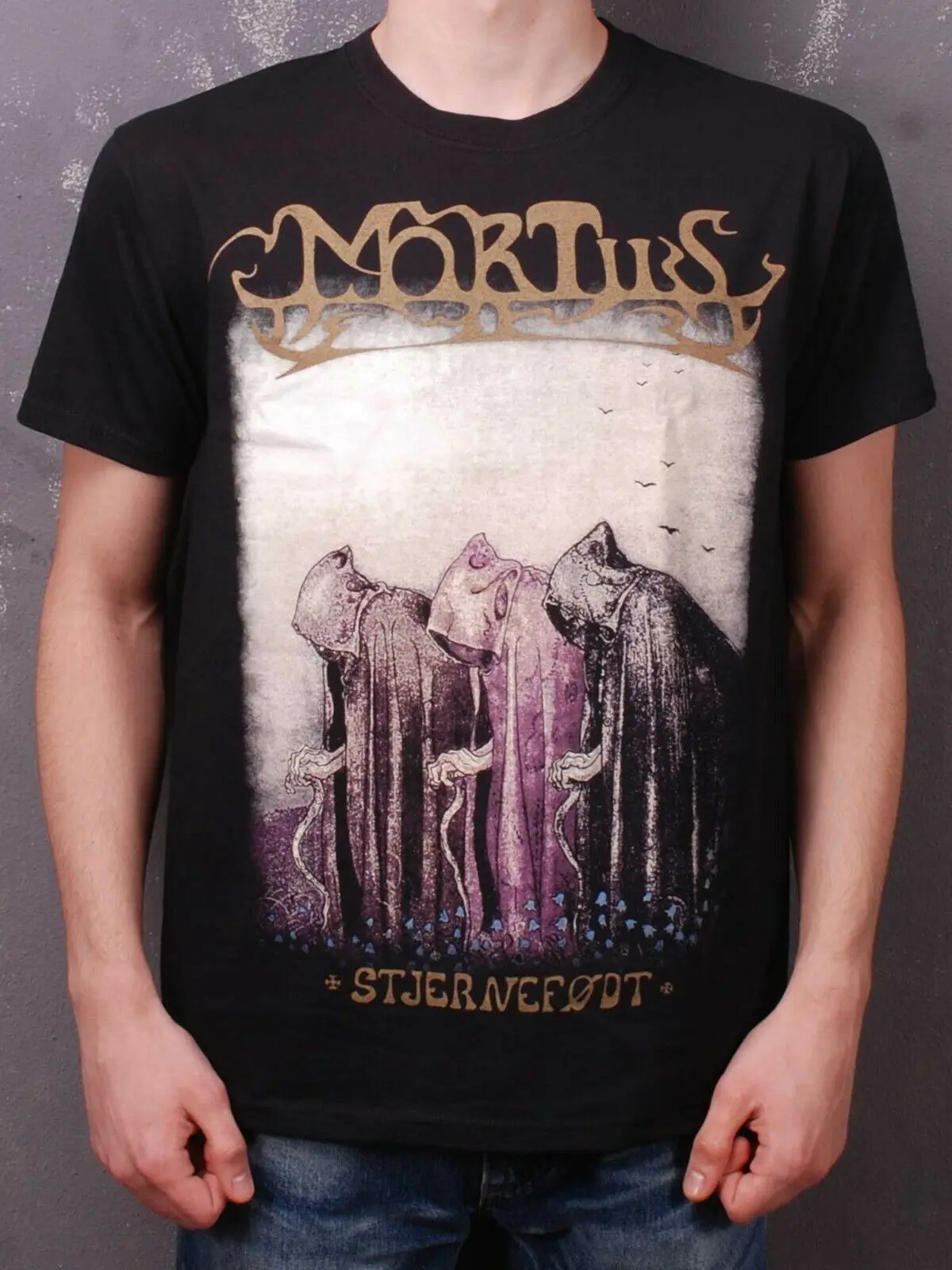 Черная футболка Mortiis - Stjernefodt TS