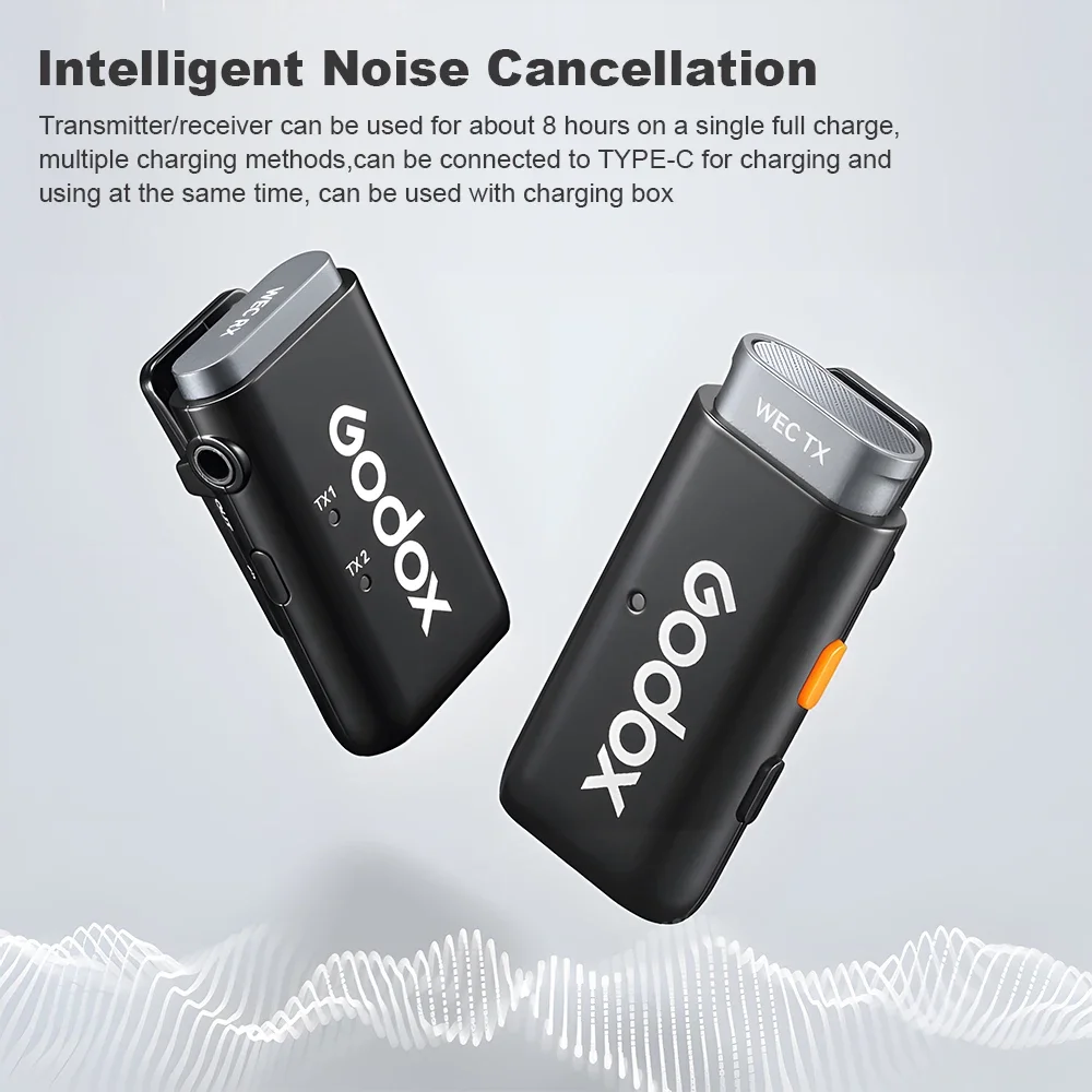 Микрофон Godox WEC конденсаторный 2 4 ГГц беспроводной