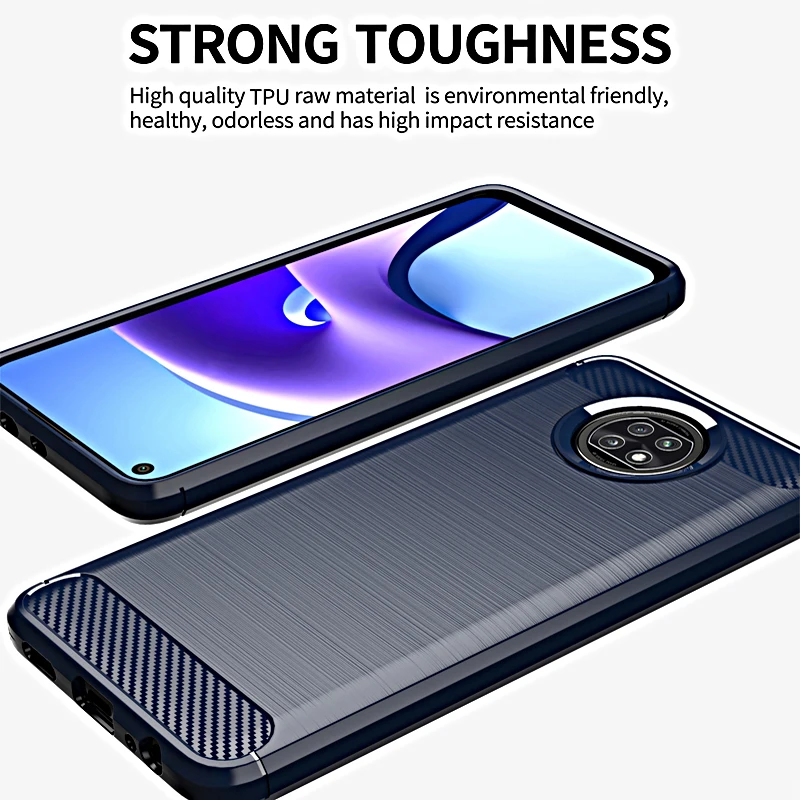 Чехол из углеродного волокна для Xiaomi Redmi Note 11 11S 10 10S 9T 10T 5G 9 Pro 9S 8 8T 9A 9C Poco F3 X3 NFC |