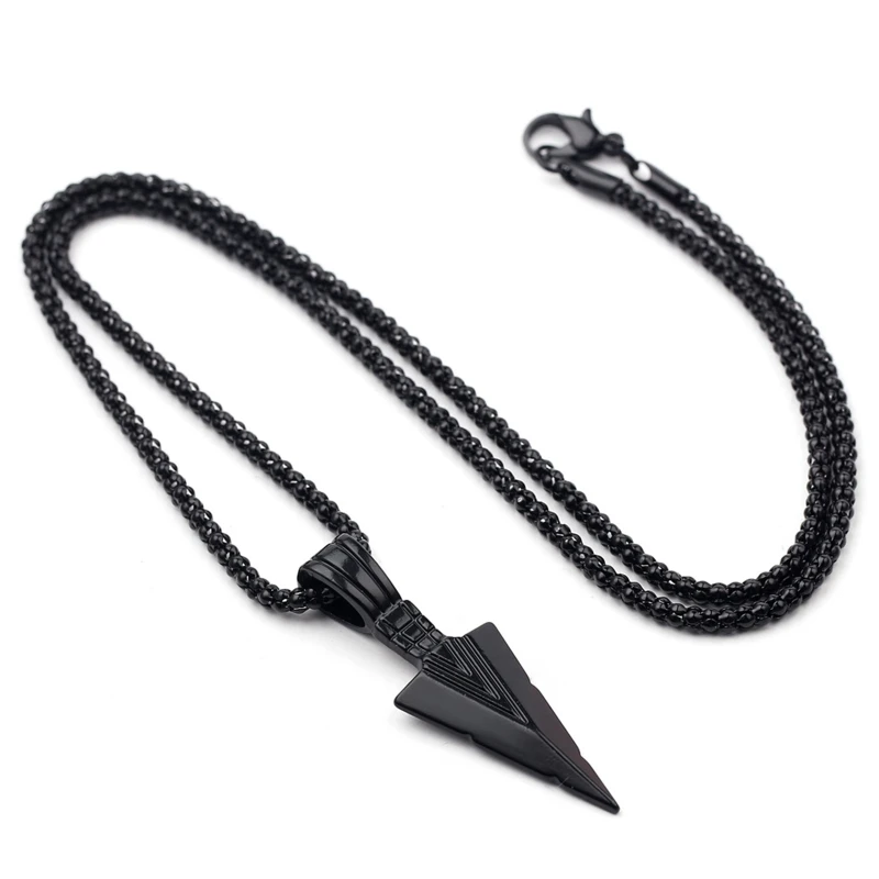 

Women Small Arrowhead Pendant Clavicle Necklace Simple Jewelry Gift for Men