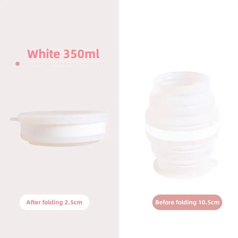 

Складная силиконовая кружка с ремешком