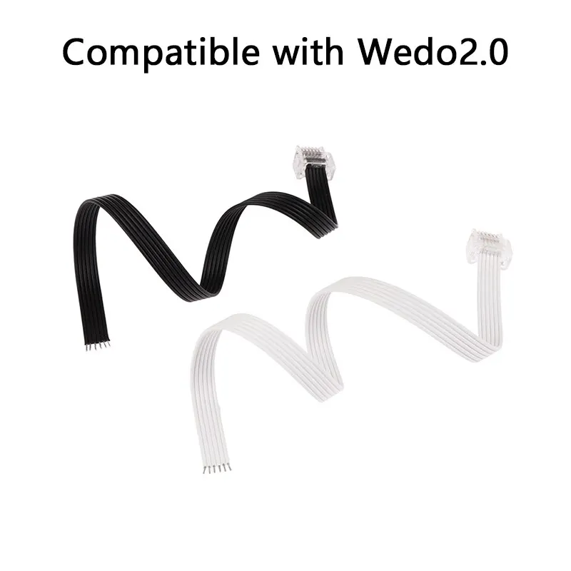 

Crystal Connector Cable For wedo 2.0 8883 9686 Metal Connector with Cable 25cm MOC PF Motor Repair Wire Crystal Head Connectors