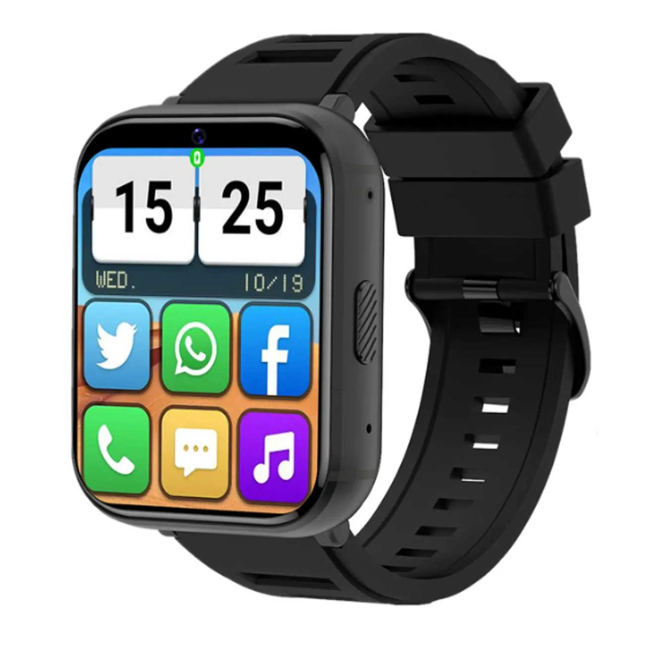 Фото Q668 4G Android Смарт-часы 2,08-дюймовый большой экран GPS WiFi камера сердечного ритма Спорт Google Store Смарт-часы телефон 4G + 64G 2024 №2