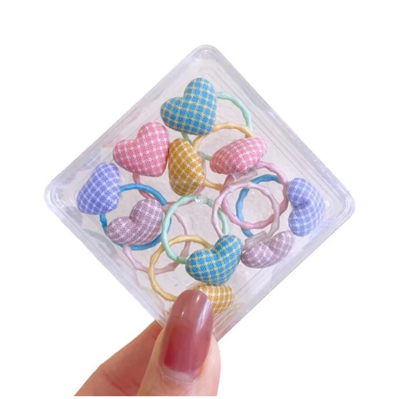 

Эластичные повязки для волос в горошек для маленьких девочек, 10 шт./корт