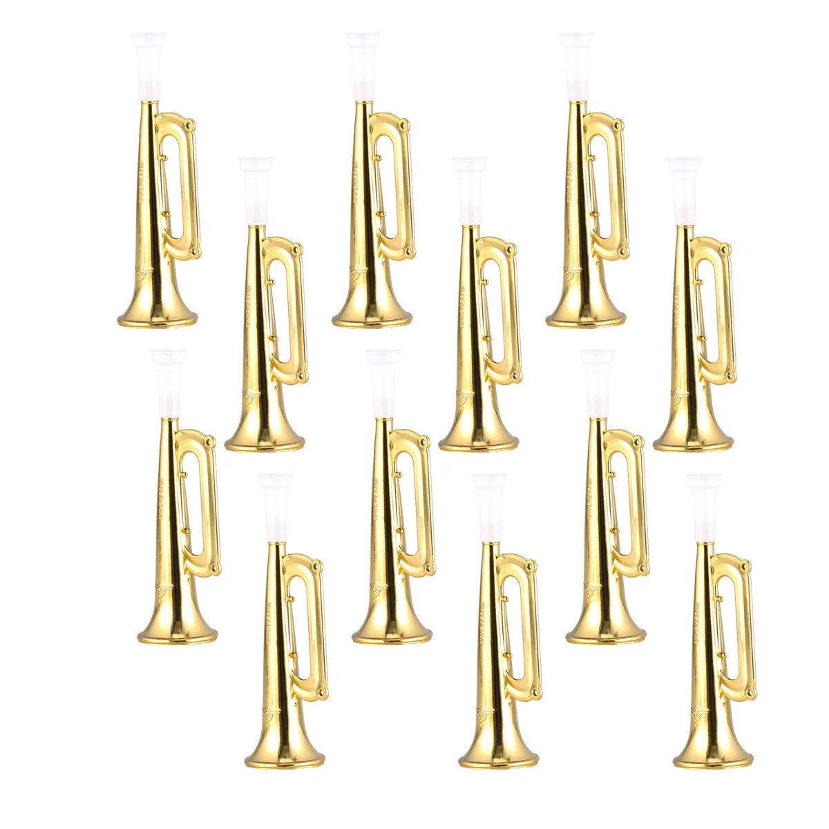 

Trumpet Instrument Kids Toy Horn Instruments Wind Toys Metallic Educational Early Flutes Musical Birthday Model Favor Party