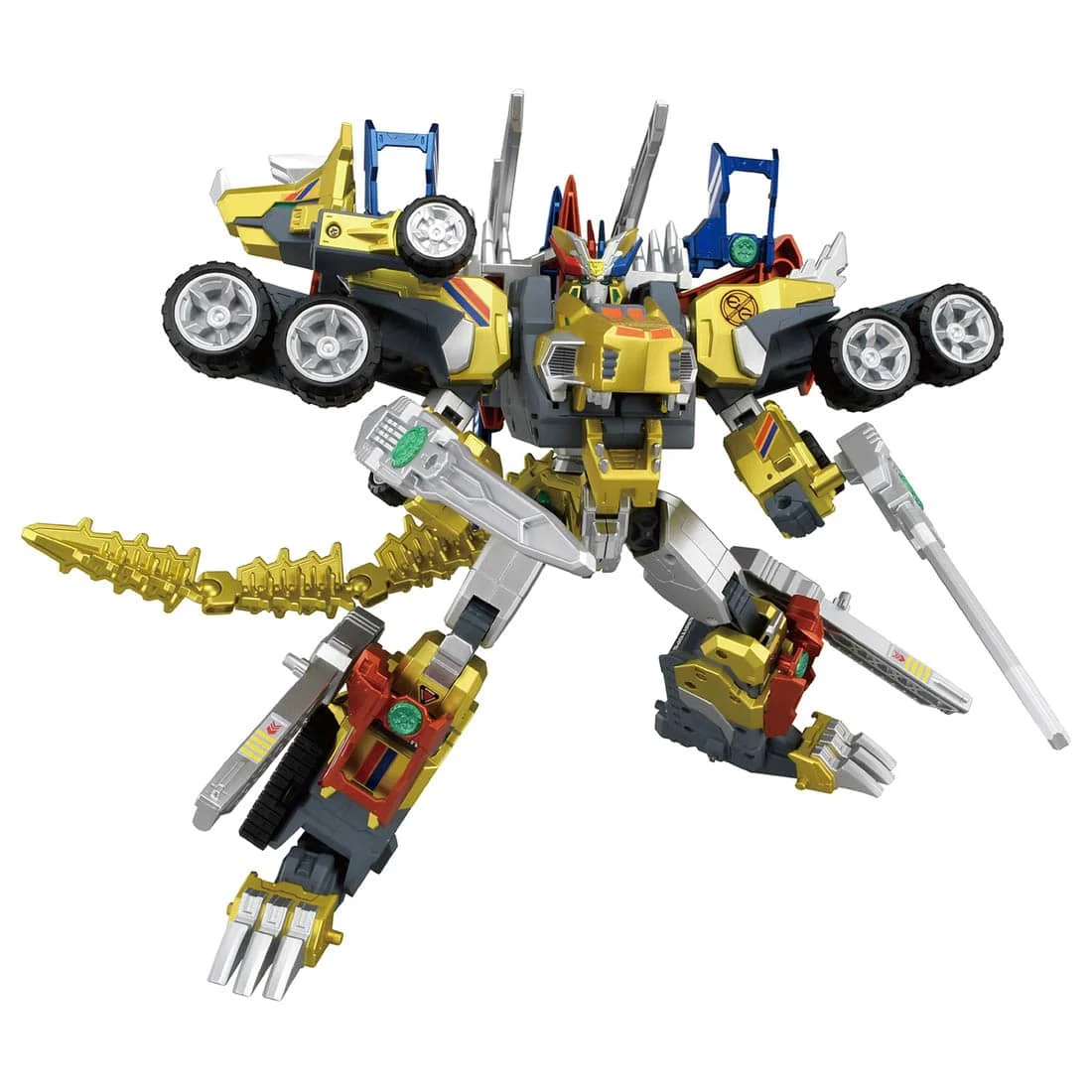 

Takara Tomy Tomica Kizuna Mode Earth Granner EG05, земляной граннер, тиранно, топы, Полный пользовательский набор DX, тиранно и трицератопс