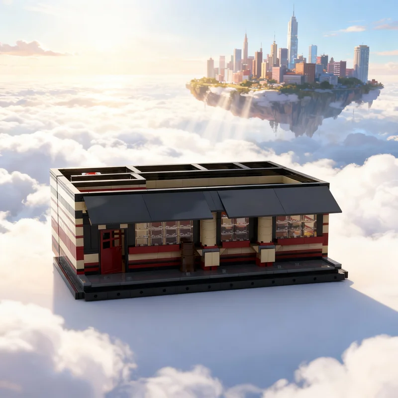 Фото 2408 деталей MOC Creator JUST ADD MAGIC MAMA P'S Модель строительных блоков, кирпичики для сборки, креативная коллекция, подарок на день рождения, художественное творчество №1