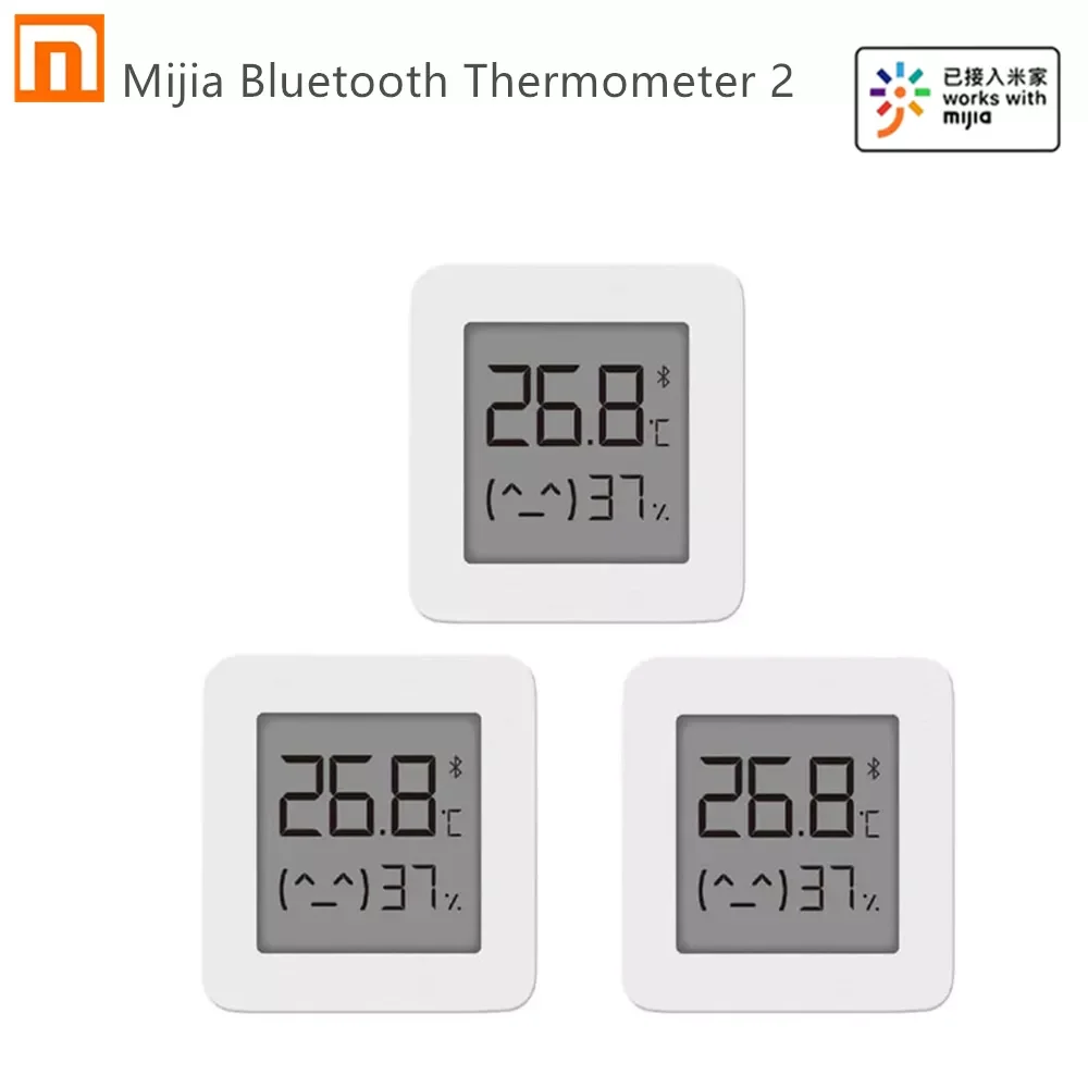 

Fast shipping Xiaomi Mijia Bluetooth Thermometer 2 Wireless Smart Electric Digital Hygrometer Thermometer Work with Mijia APP