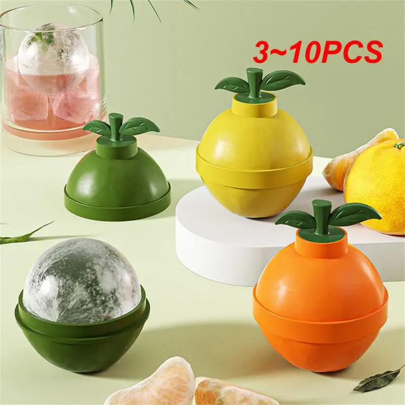 

3~10PCS Ice Mold Round Ice Ball Maker Whiskey Sphere Silicone Kitchen Tool Ice Hockey Molds Ice Ball Molds