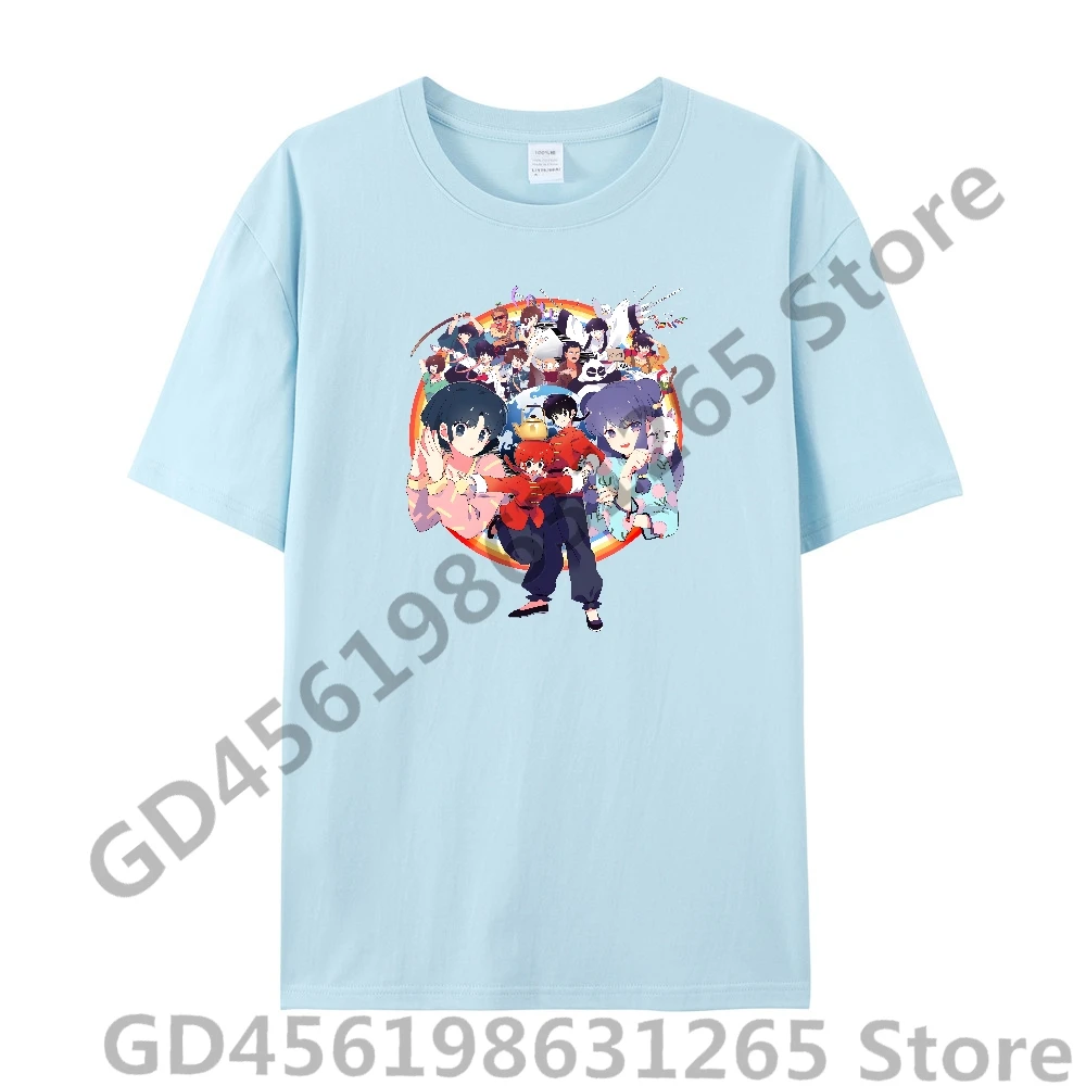 Футболка Ranma 1/2 P-Chan мужские/женские топы Harajuku Kawaii Y2k унисекс футболки с героями