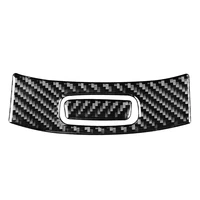 2pcs black carbon fiber pattern automobile armrest box switch decorative cover for mercedes benz b class glb sticker accessories