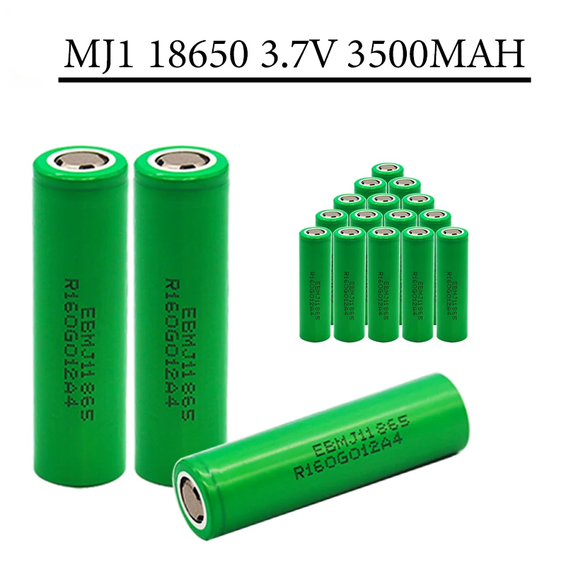 

Free Shipping Rechargeable Battery MJ1 3.7 V 3500 Mah 18650 Lithium-ionSuitable Forcomputerclocksradiovideo Games,digitalcameras