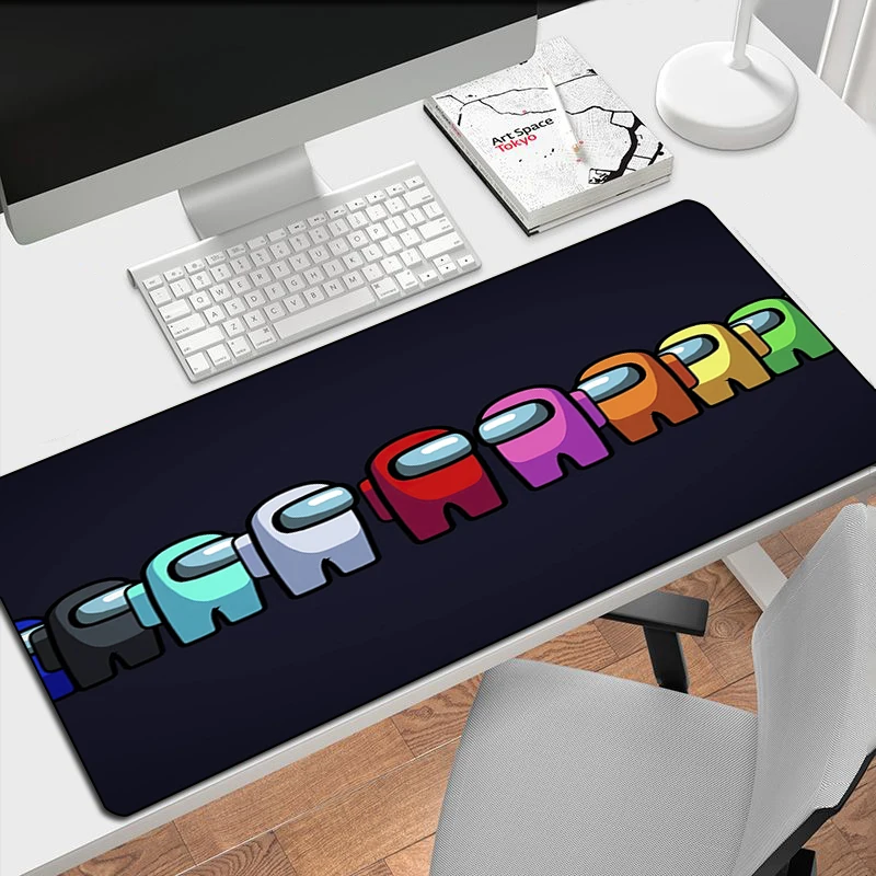 

Among US Mause Pad Mousepad Gamer Mouse Gaming Pc Accessories Deskmat Mausepad Rubber Mat Mats Keyboard Cabinet Laptops Pads Xxl