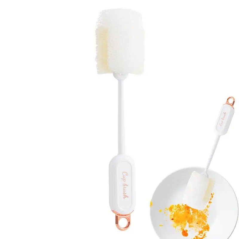 Water Bottle Cleaner Brush Bottle Scrubber With Porous Sponge Head For Good Decontamination And Adsorption Kitchen And Daily