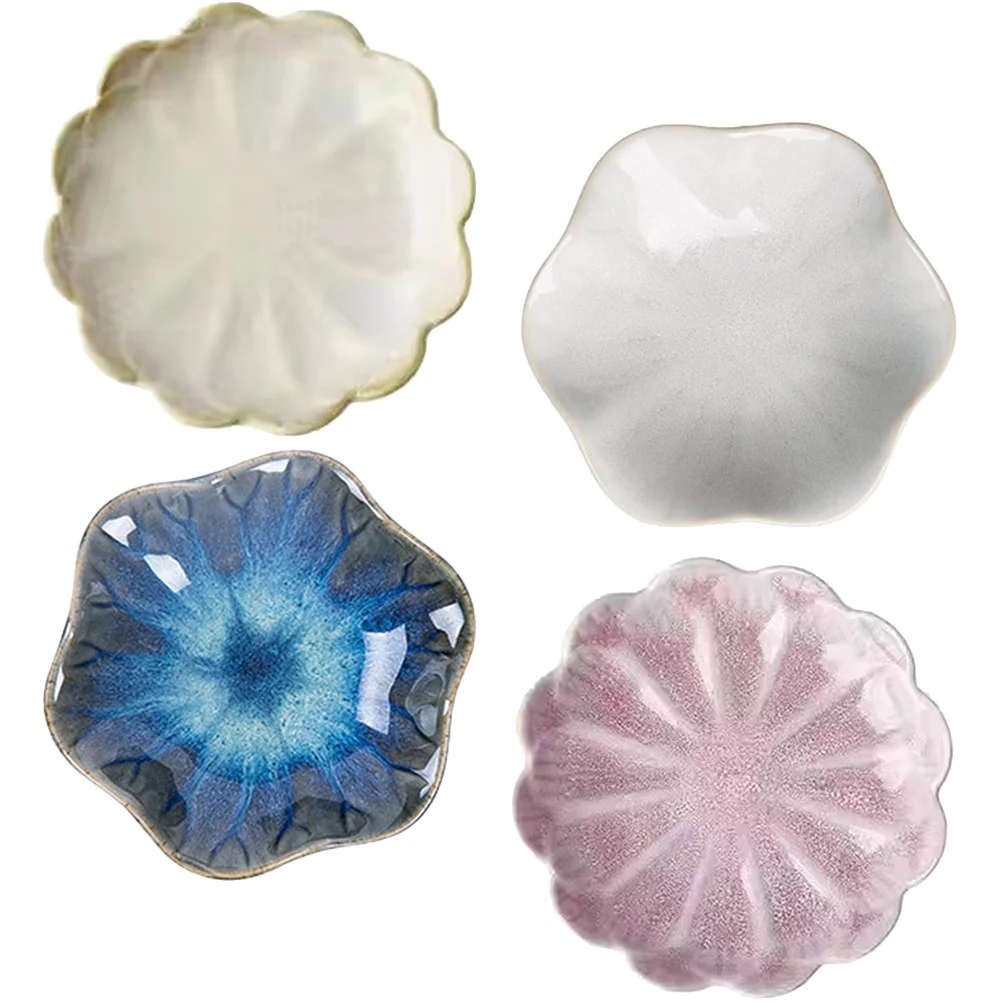 

4pcs Household Dipping Dishes Sauce Bowls Hot Pot Dipping Bowls Dinner Accessory