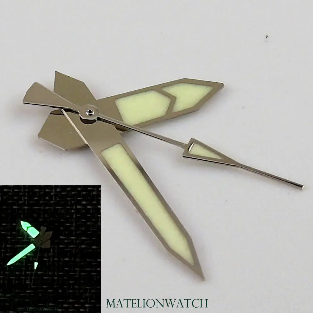 Детали стрелок Super Lume подходящие для NH36A NH35A 7S26 4r25 7002 механизм C3