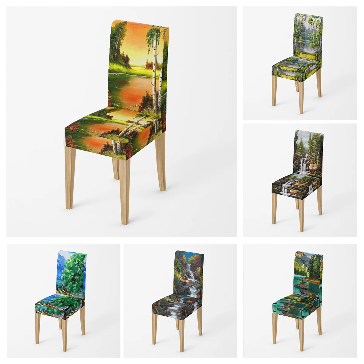 

Регулируемые стулья для фотостульев, Скандинавская эластичная ткань, чехол для стула для свадьбы