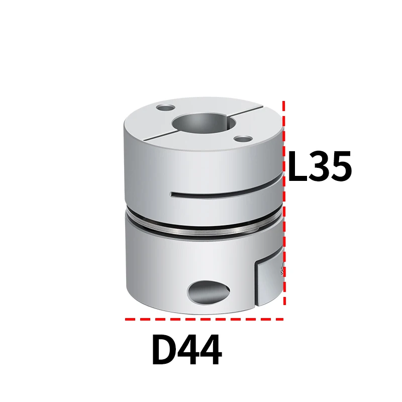 Диафрагменная муфта D44 L35 из алюминиевого сплава гибкая однодиафрагменная