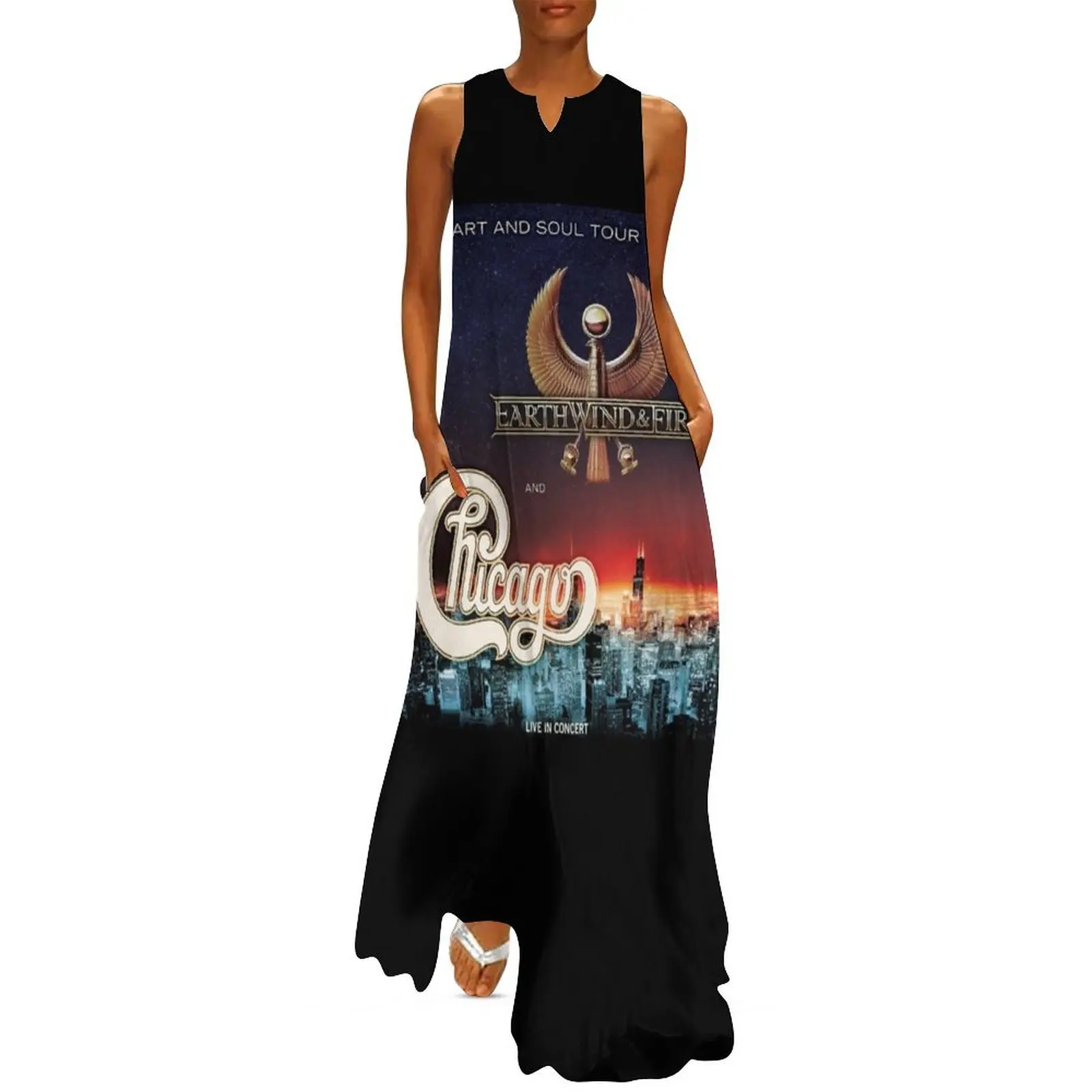 Экскурсия с Чикаго Земля ветер inewstv Длинное платье на день рождения элегантное