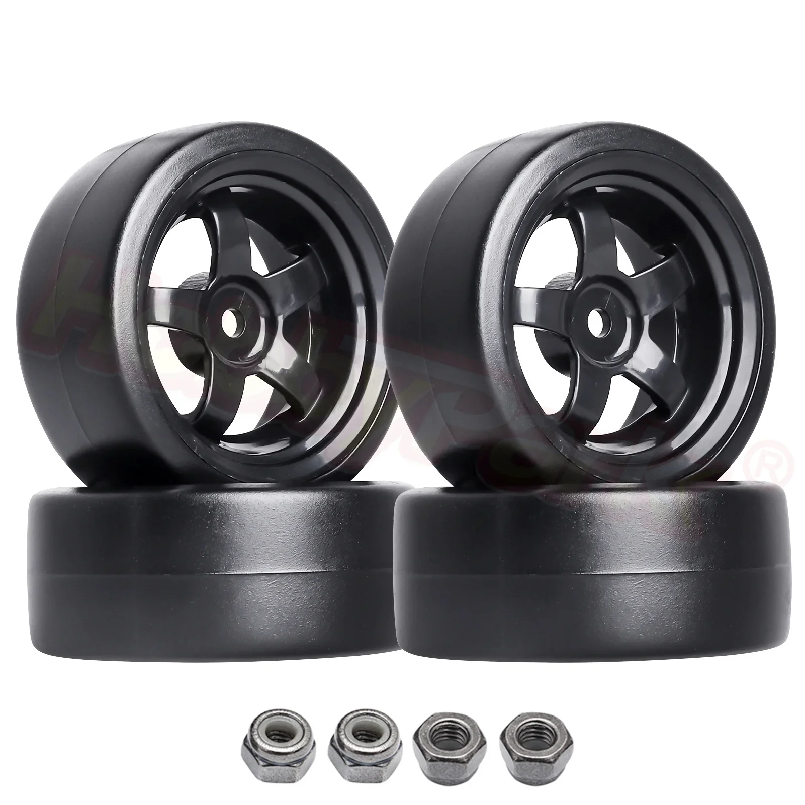 

HobbyPark 12 мм Hex 1/10 RC шины для дрифта жесткие пластиковые колеса для Tamiya HPI Traxxas Kyosho Redcat HSP масштаб 1:10 RC Drift Car