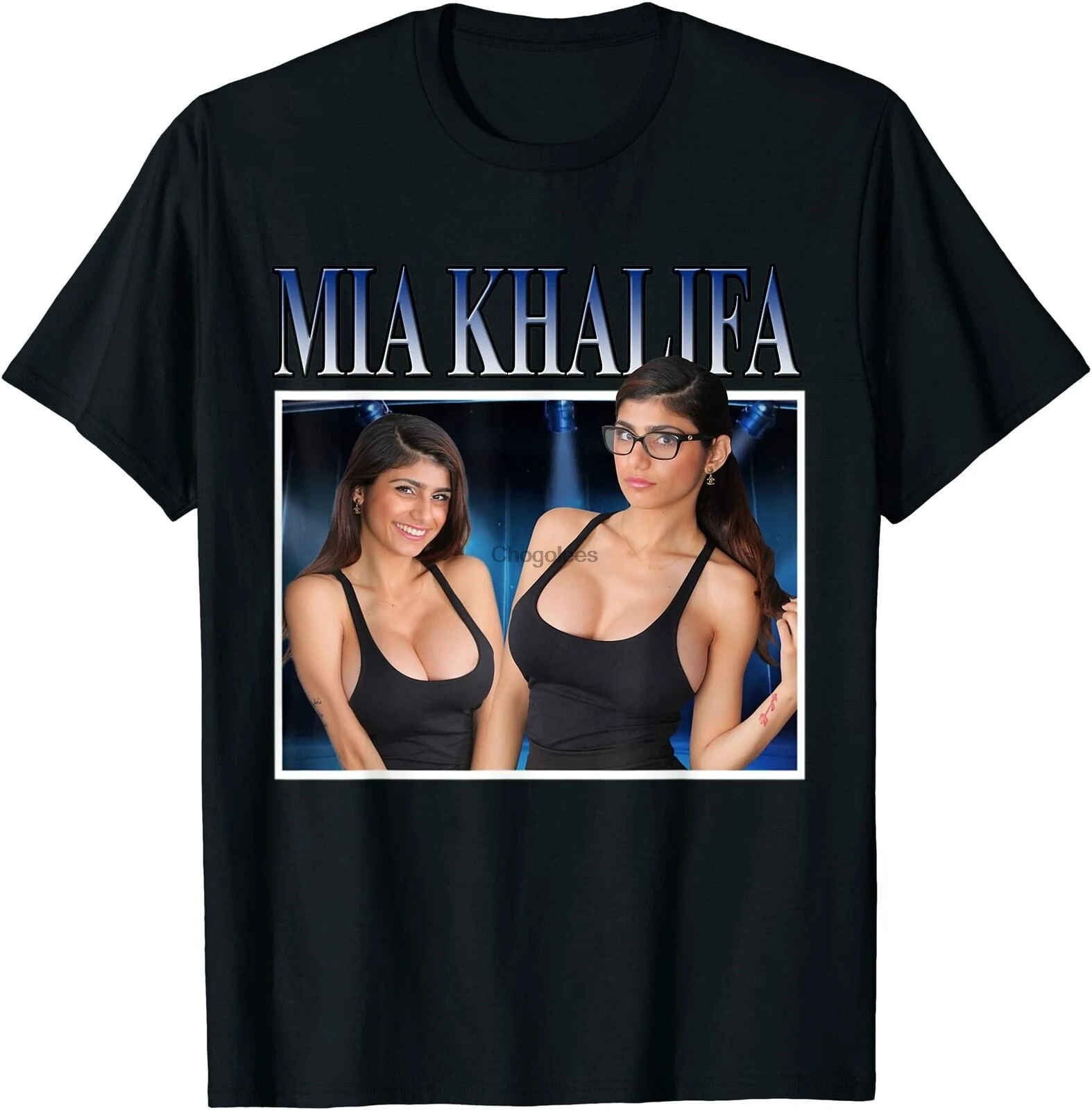 Надпись I Love White Mia Art Khalifa Ливанская веб-камера модель футболки размера M-5XL |