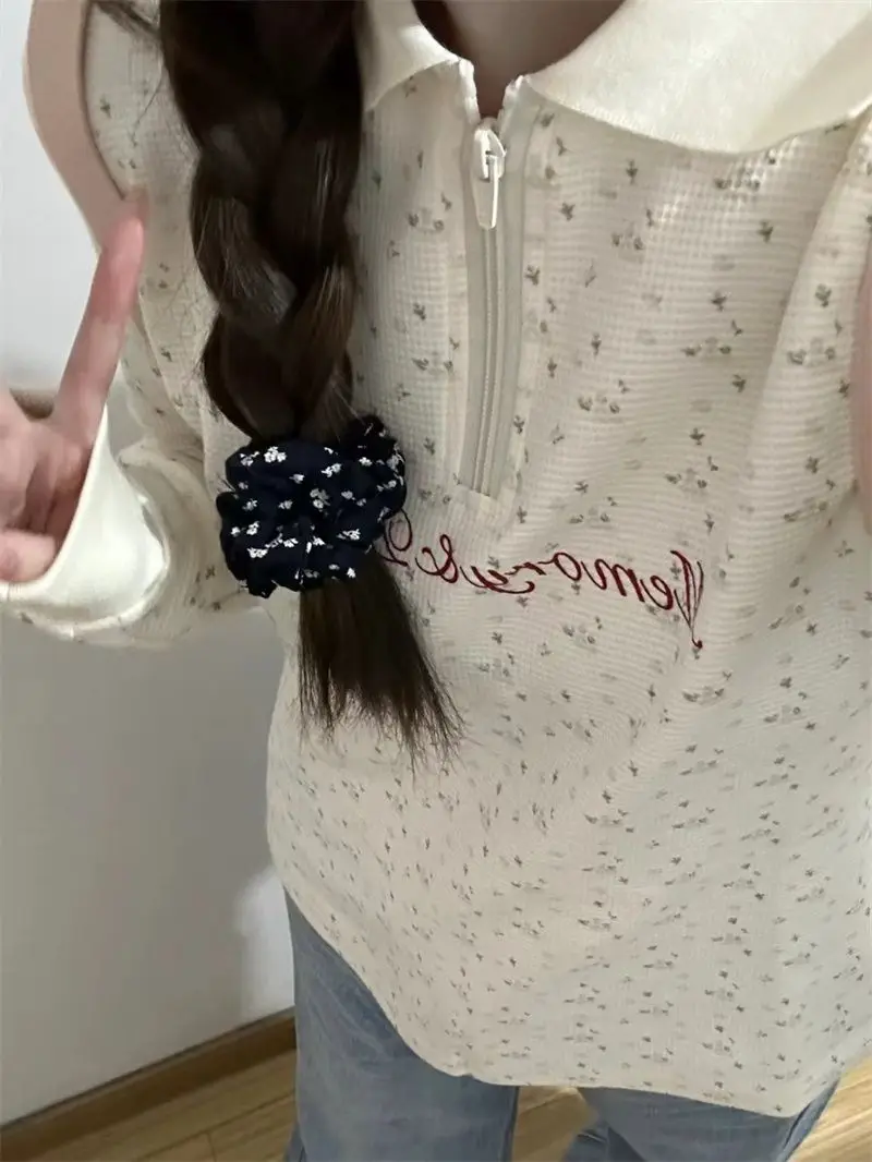 Новые осенние рубашки в консервативном стиле базовые все Macth Harajuku корейские топы