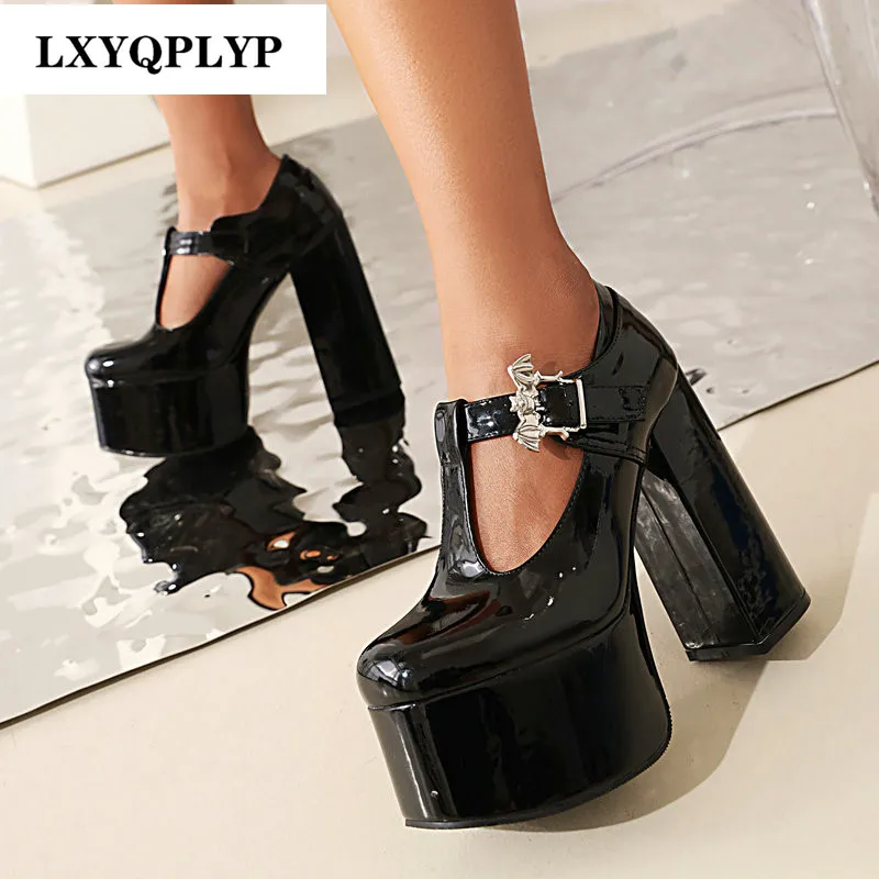 

Super High Heel Waterproof Platform 35-46 Yards Nightclub European and American Fashion Brand New Four Seasons Women's Shoes