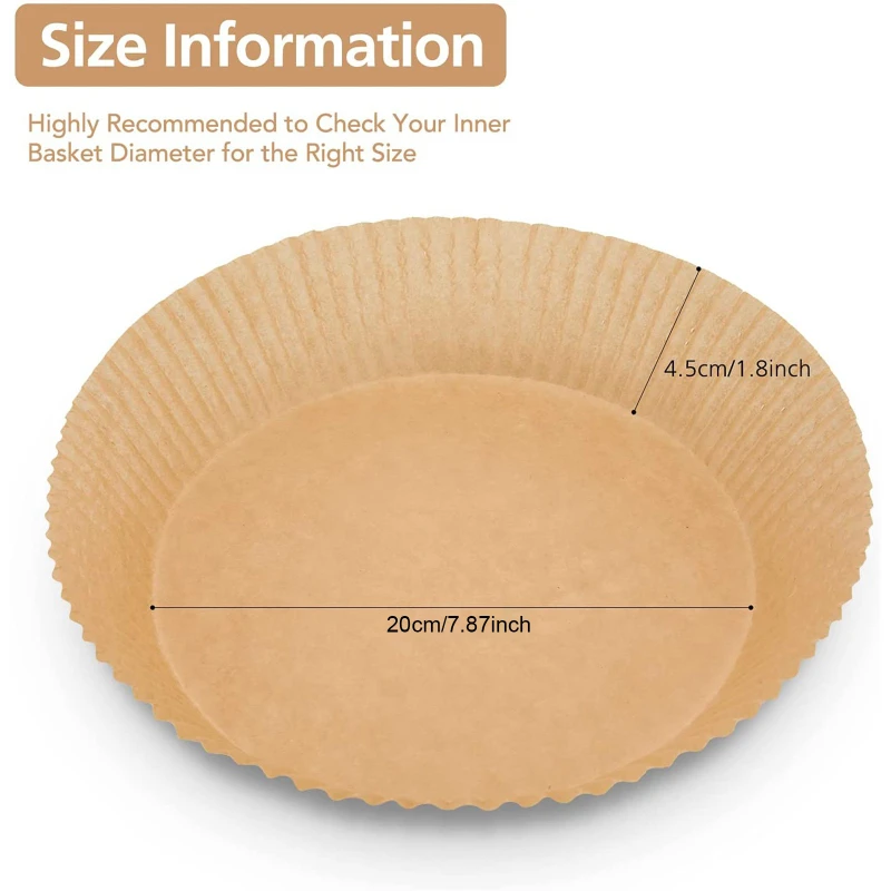 Одноразовый коврик для фритюрницы бумажный вкладыш микроволновой печи