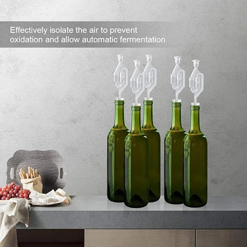 12 винных обратных клапанов S-образных пивоваренных и ферментированных воздушных