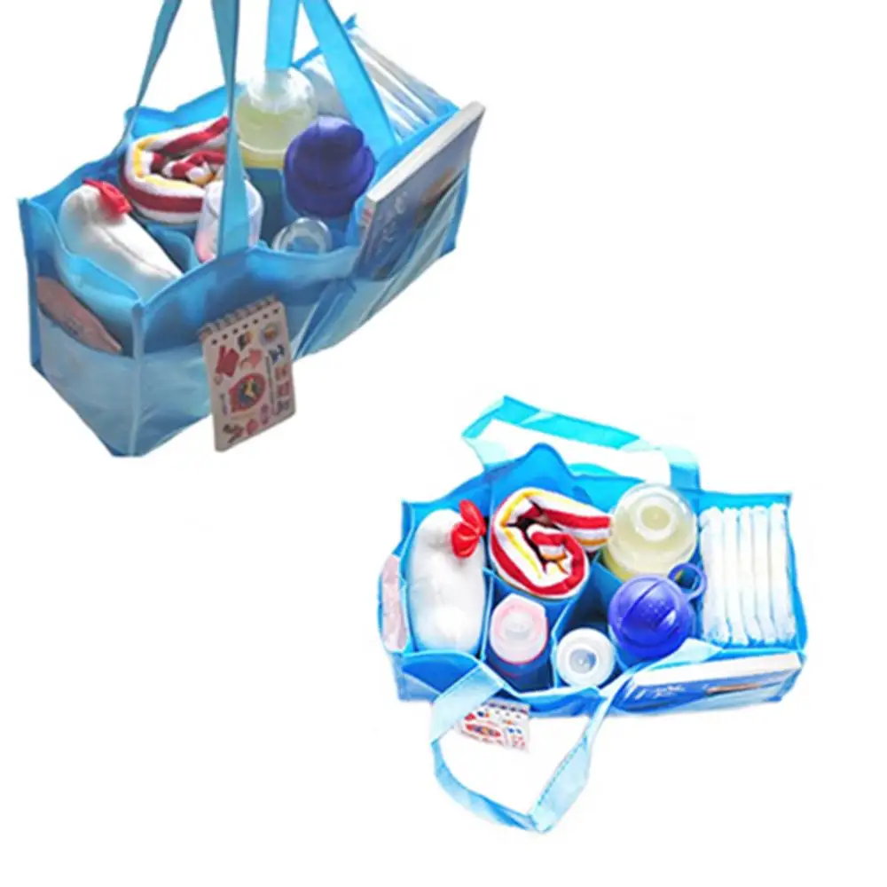 Storage Bags Multi-pocket Baby Diaper Nappy Mother Bag Portable Non-woven Fabric Handbag Home Storage & Organization