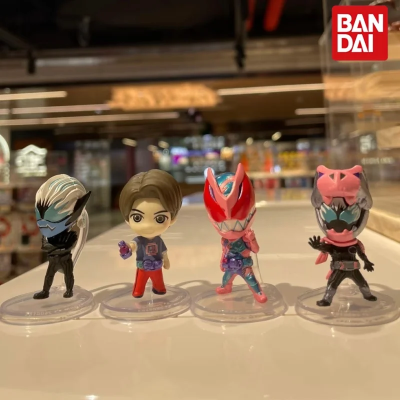 Фото Коллекционная мини-фигурка Bandai Kamen Rider Revice Gashapon Q Version: Икки Игараси, аниме-украшение для рабочего стола №2