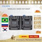 Лучшая портативная V-образная пластина FXLION NANOL2S-C NANO Hot-Swap для Blackmagic Ursa mini , Bmpcc4k ,Z-Cam  Kinefinit