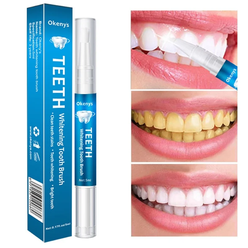 

Teeth Whitening Pen Effective Remove Plaque Stains Oral Hygiene Essence Tooth Cleaning Brightening Serum Fresh Breath Products