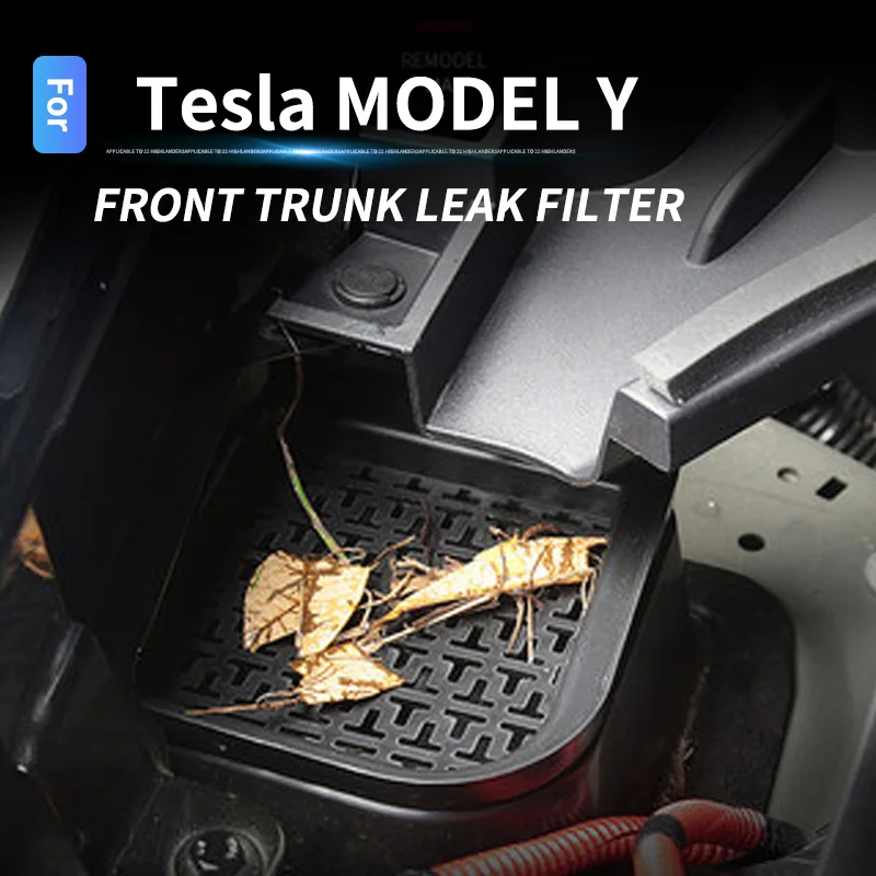 

Front trunk filter protection cover sink filter debris protection cover modification accessories For Tesla Model Y 2021 2022