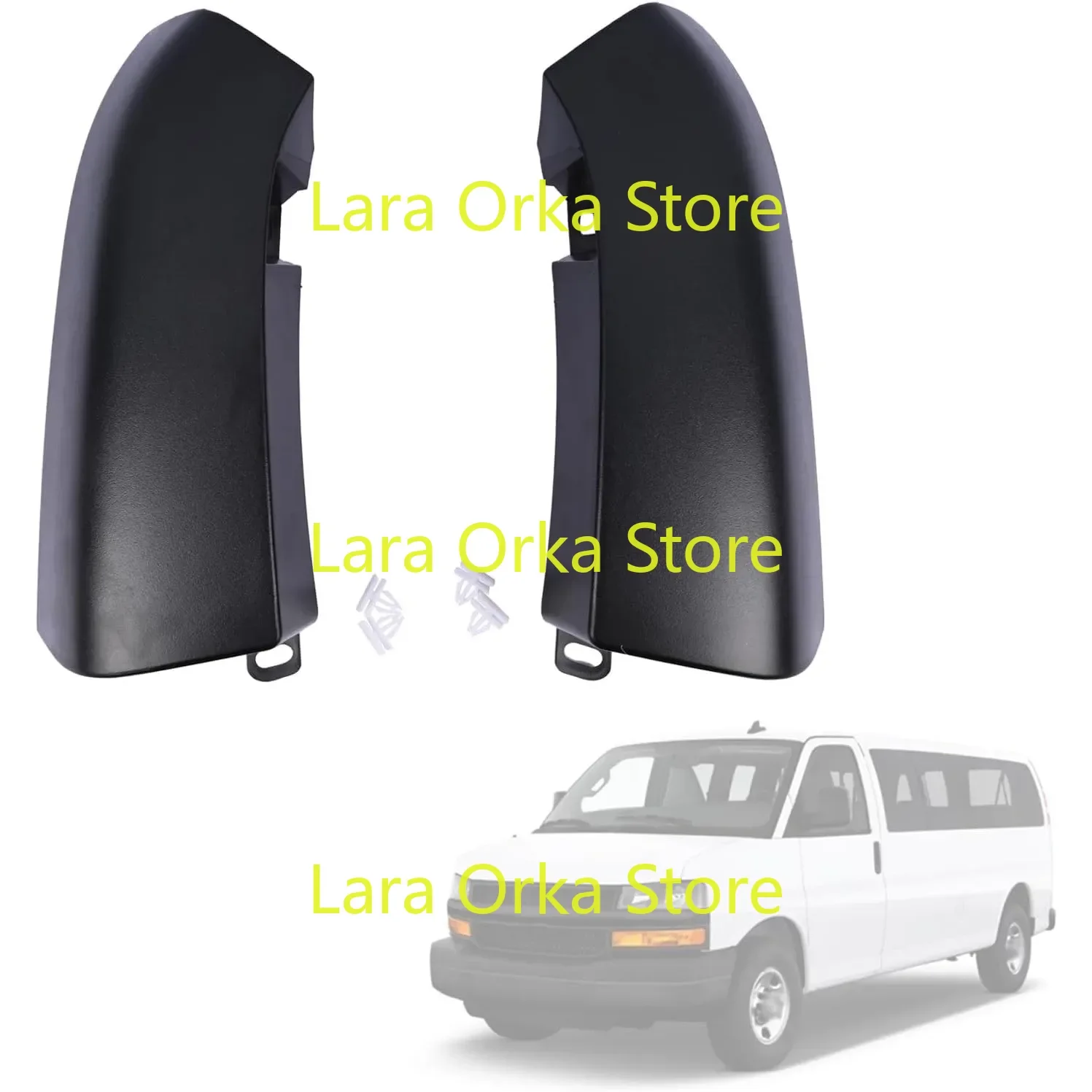 

Крыша молдинг задняя сторона левая и правая сторона 15215525 15215527 Совместимость с Chevy Chevrolet Express/GMC Savana 1500 2500 3500